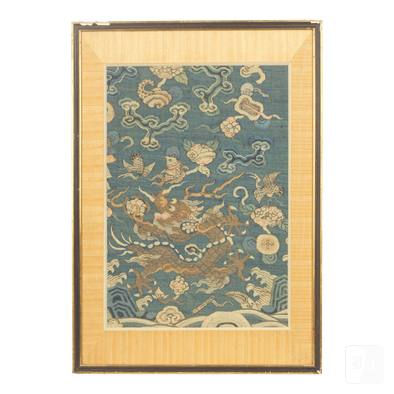 清晚期 緙絲龍紋屏兩件 | TWO KESI 'DRAGON' PANELS - 图6